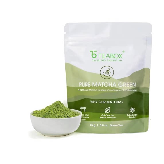 Teabox Matcha Green Tea Powder | 100% Pure & Fresh Authentic图片
