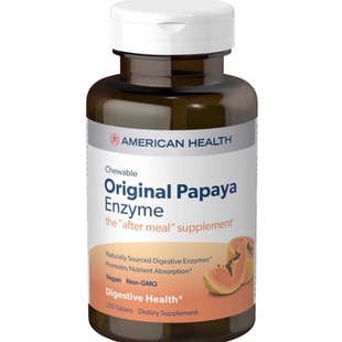 American Health Chewable Multi-Enzymes, Original Papaya, 250