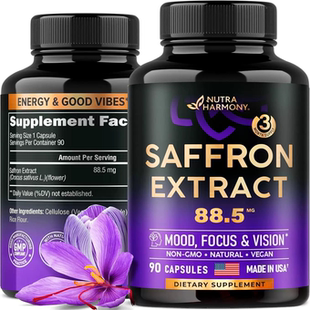 Pure Extract Saffron 88.5 Supplements Natural