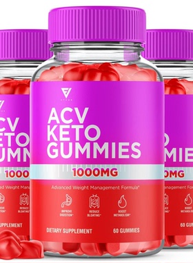 (3 Pack) ACV Keto Gummies Advanced Weight Loss, Keto + ACV