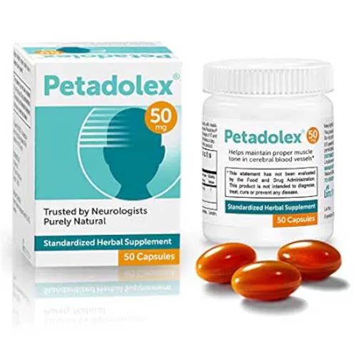 Linpharma Petadolex 50 mg Patented PA-Free Butterbur Root