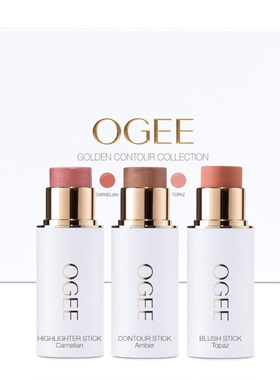 Ogee Face Stick Trio - Golden Contour Stick Makeup Collec