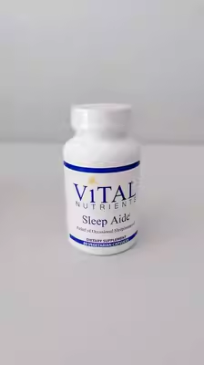 现货Vital nutrients Sleep Aide褪黑素西番莲睡眠健康60粒