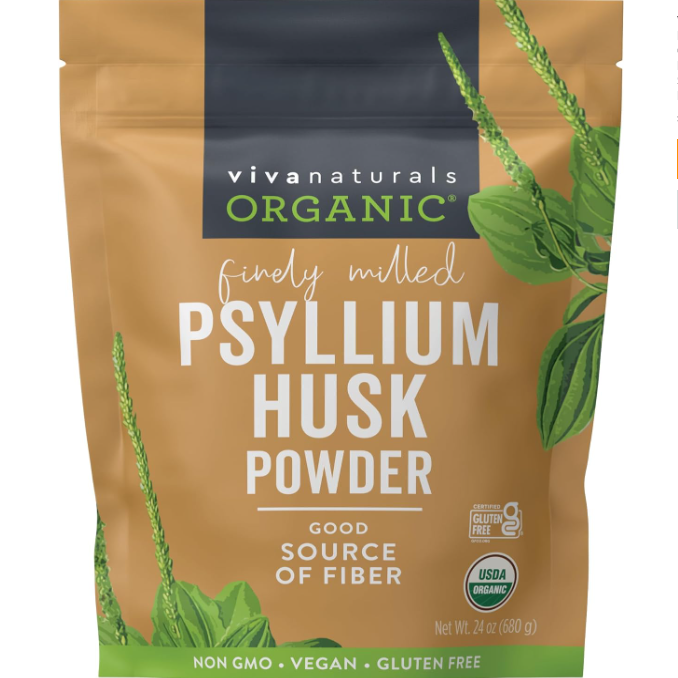 美国代购Viva Naturals Organic Psyllium Husk Powder 1.5 lbs