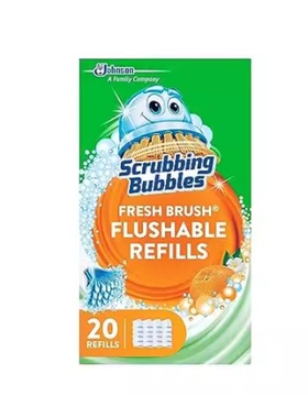 Scrubbing Bubbles Flushable Toilet Bowl Wand Cleaner Refi
