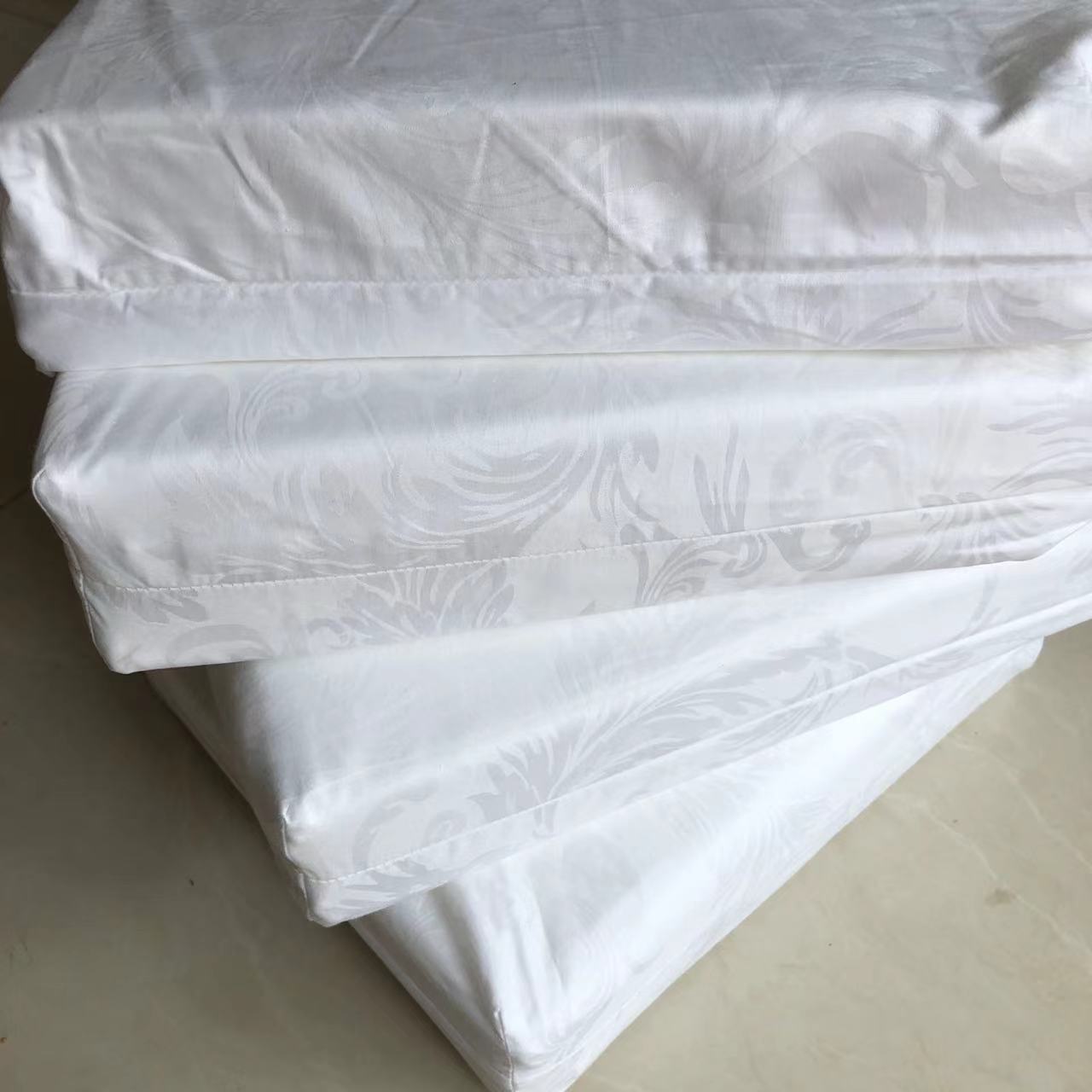 清仓红墙庙标号四件套色织大提花印花双层纱色织水洗棉四件套