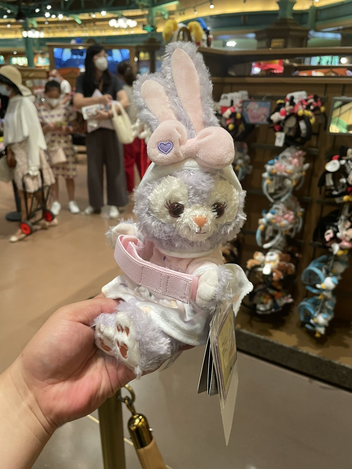 上海迪士尼正品代购乐园星黛露毛绒玩偶窗帘绑带绑手芭蕾兔公仔