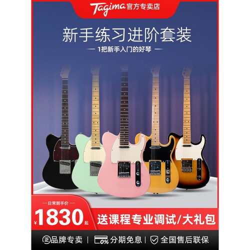 Tagima电吉他塔吉玛TW55系列初学者专业儿童演出入门吉他