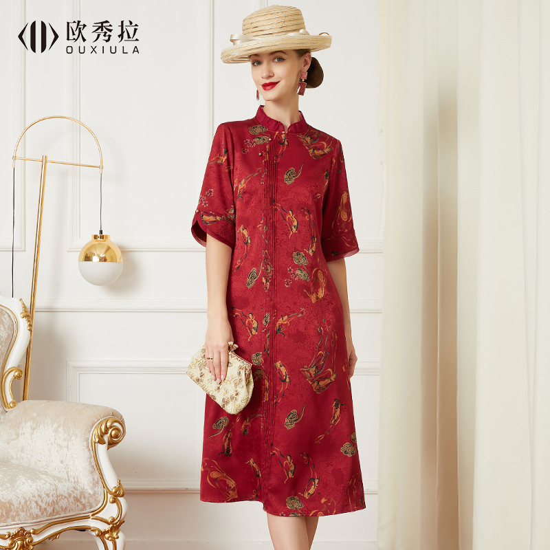 改良旗袍宽松显示气质百搭