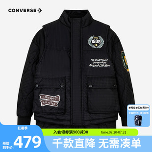 两件套潮CNVB 男童棉服2025冬季 新款 G472 一衣三穿 匡威童装