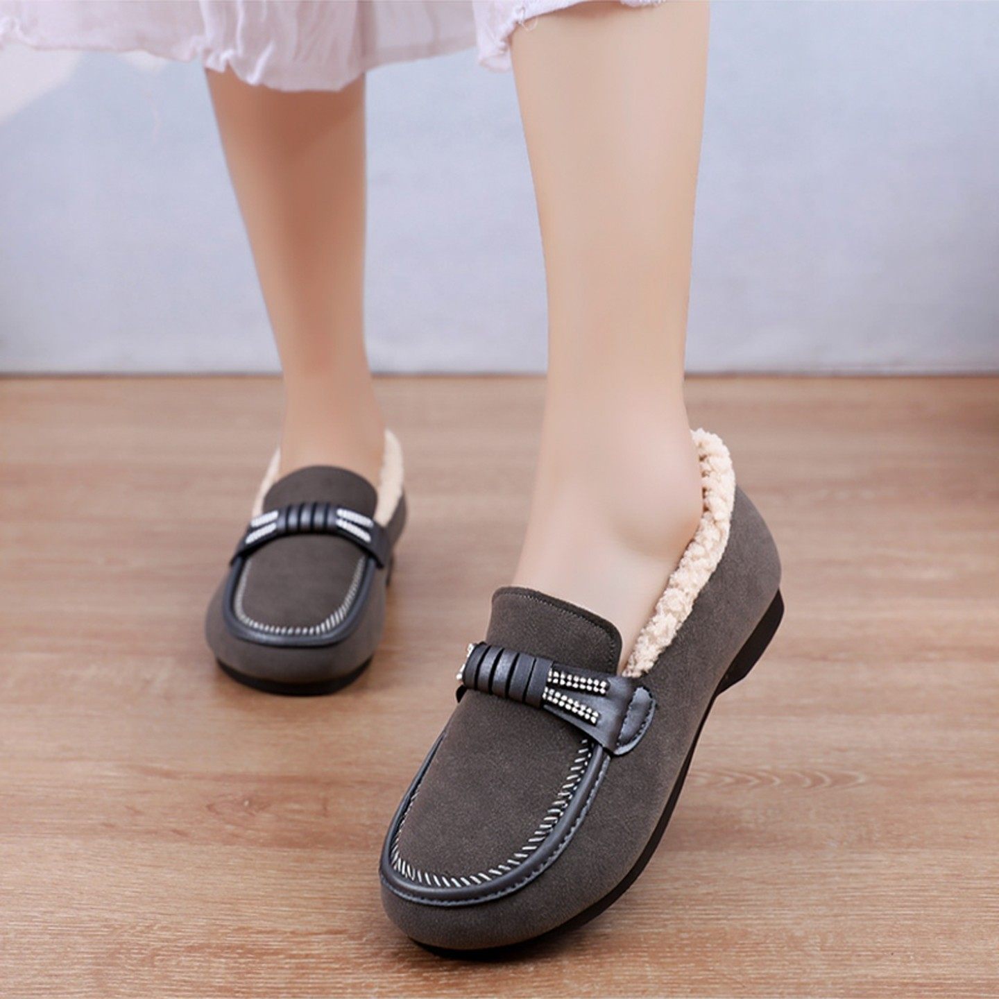 老北京棉鞋女冬季加绒2025新款保暖一脚蹬布鞋妈妈加厚正品豆豆鞋,女鞋,棉鞋,淘宝优惠券,粉丝福利购,淘宝优惠卷