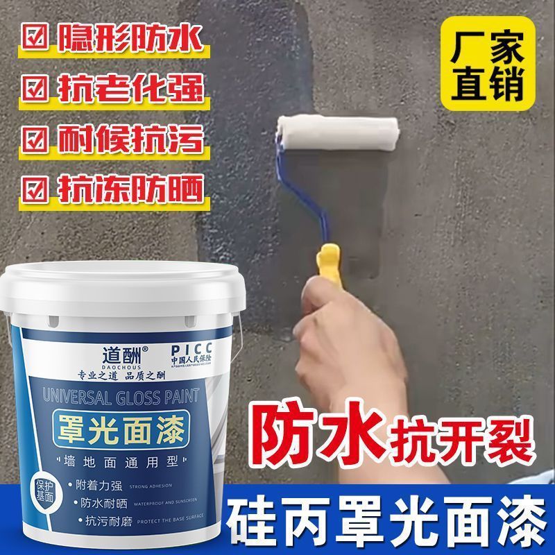 家用罩光面漆室内乳胶漆墙面防脏易清洁哑光亮光透明防护清漆ZX