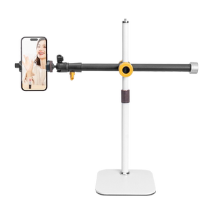 教师老师备课录课改卷批阅手机俯拍直播支架金属底盘桌面俯拍手机直播支架美食书法录课vlog开箱拍摄设备架子