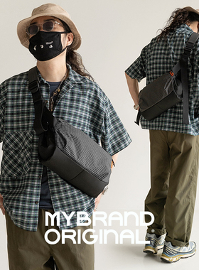 埋不烂 潮流格纹相机收纳包轻便出行快拆肩带日用斜挎包4L M024