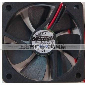 原装正品ADDA 超薄 6010 双滚珠风扇 AD0612HB-G70 12V 0.21A