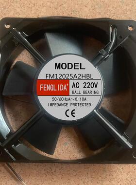 全新MODEL轴流风机 FM12025A2HBL/HSL AC220V 0.10A散热风扇12CM