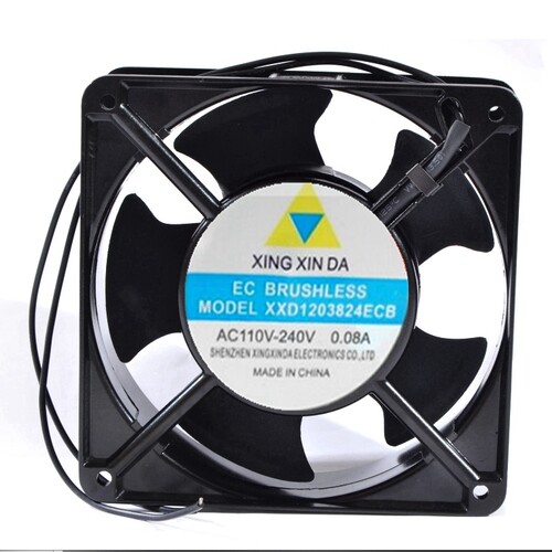 原装12038 4寸双电压双滚珠AC220V-240V大风量散热风机风扇