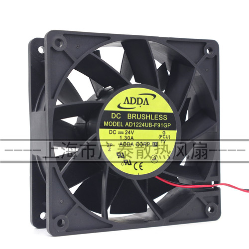 原装ADDA 12CM 12038 DC24V 1.30A AD1224UB-F91GP变频器散热风扇