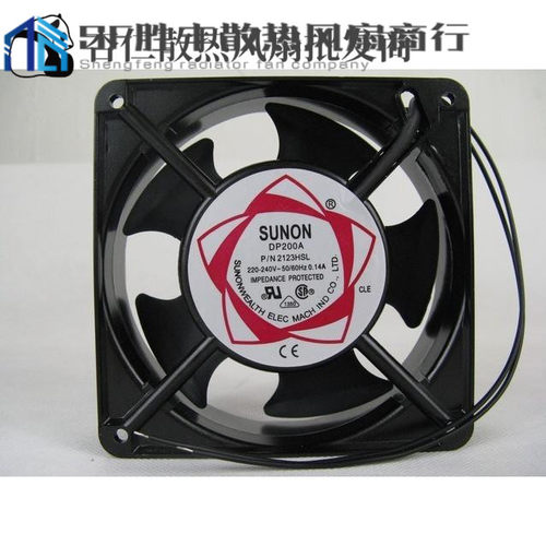 D22全铜SUNON DP200A交流风机2123HSL 220V 12038 机柜散热风扇