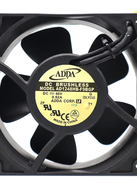 全新原装ADDA12038 DC48V 0.52A AD1248HB-F9BGP 4线12CM厘米风扇