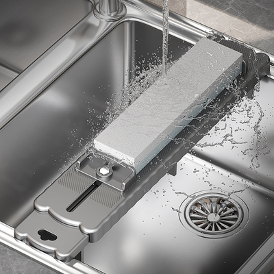 新款水槽专用防滑伸缩磨刀架