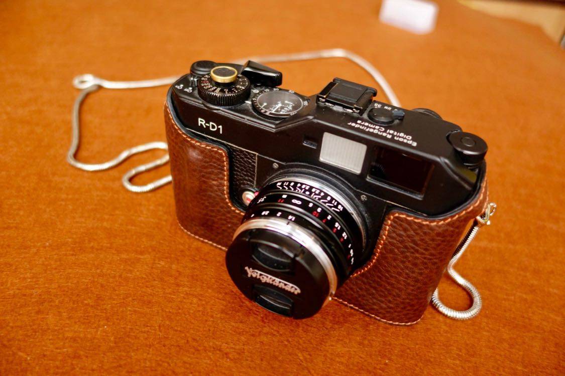 Rd1 r-d1 rd1s 专用 全包围 真皮皮套 相机底座