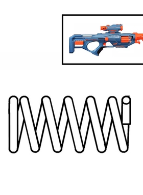 NERF软弹枪精英2.0系列鹰空发射器F0424软弹枪升级配件卷毛弹簧圈
