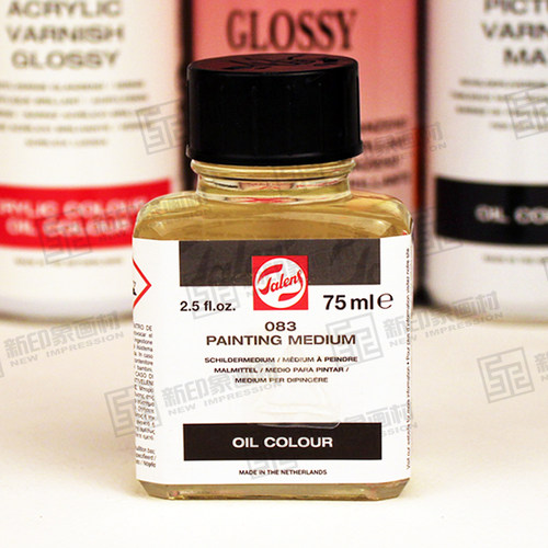 进口TALENS泰伦斯083媒介剂 油画三合油 75ml-1000ml 调色调和油
