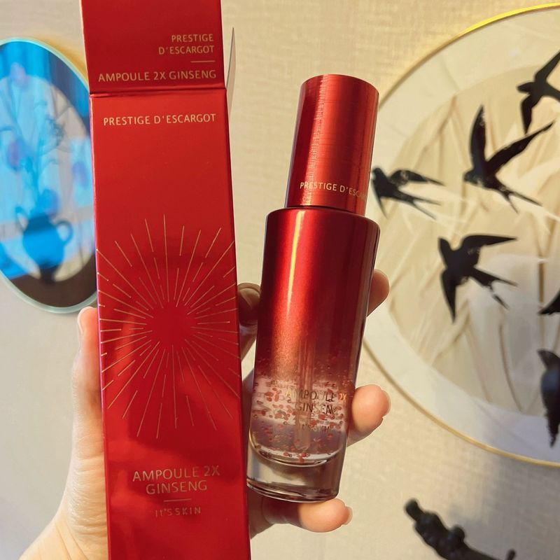 韩国Its Skin伊思红参蜗牛面部安瓶精华液 2X版 滋润提亮修复抗皱