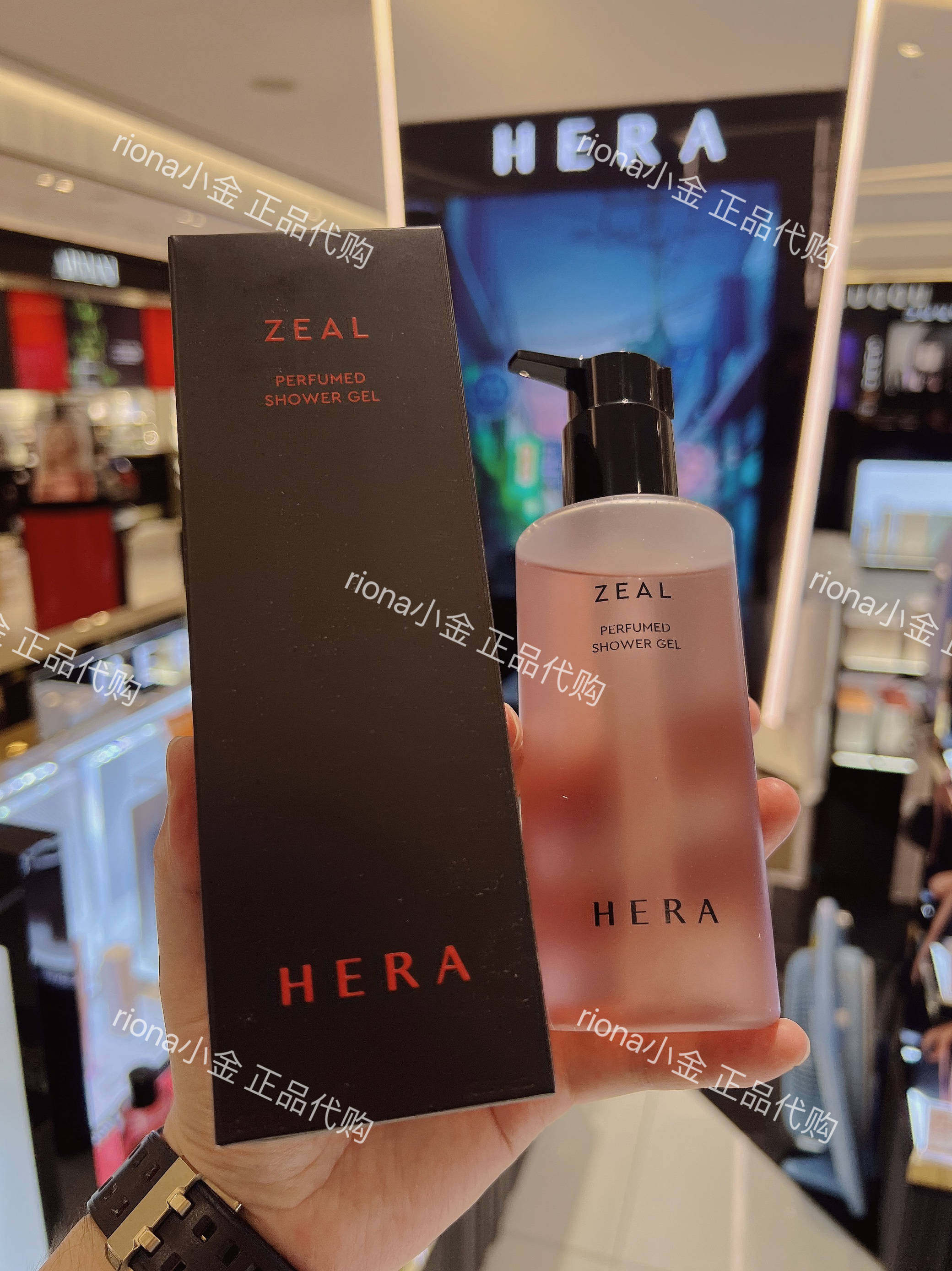 韩国百货 HERA赫拉赫妍吉日玫瑰沐浴露身体乳香水 持久留香