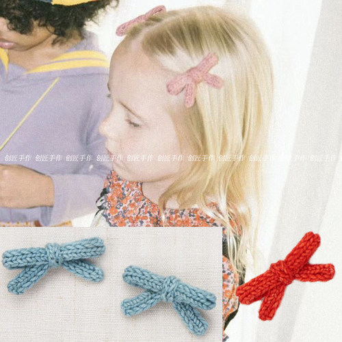 MP同款儿童蝴蝶结发夹发卡鸭嘴夹