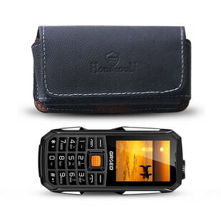 牛皮挂腰老年三防手机壳老年机老人机手机套腰包挂腰手机皮套男士