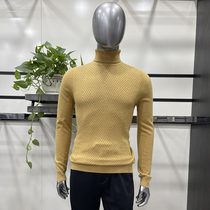 依文针织毛衫修身休闲