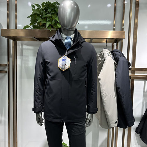 鹅绒一衣三穿户外三防料保暖加厚