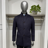 赔钱处理依文专柜男士 商务青年2980元 羊毛外套立领便服款 休闲时尚