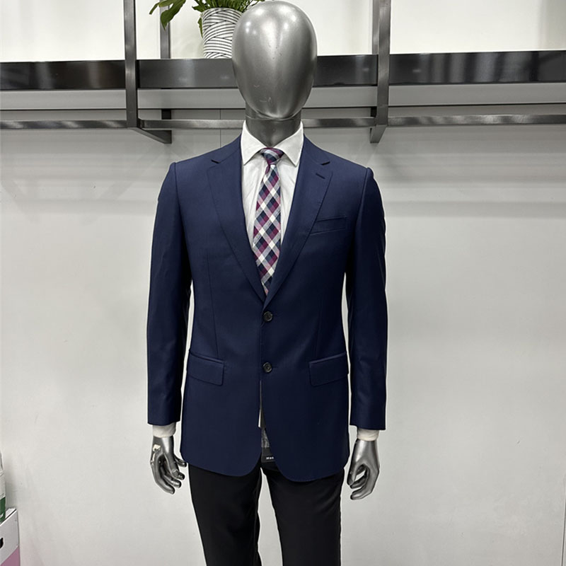依文专柜断码处理男士休闲西服上衣进口绵羊毛面料时尚修身4380元