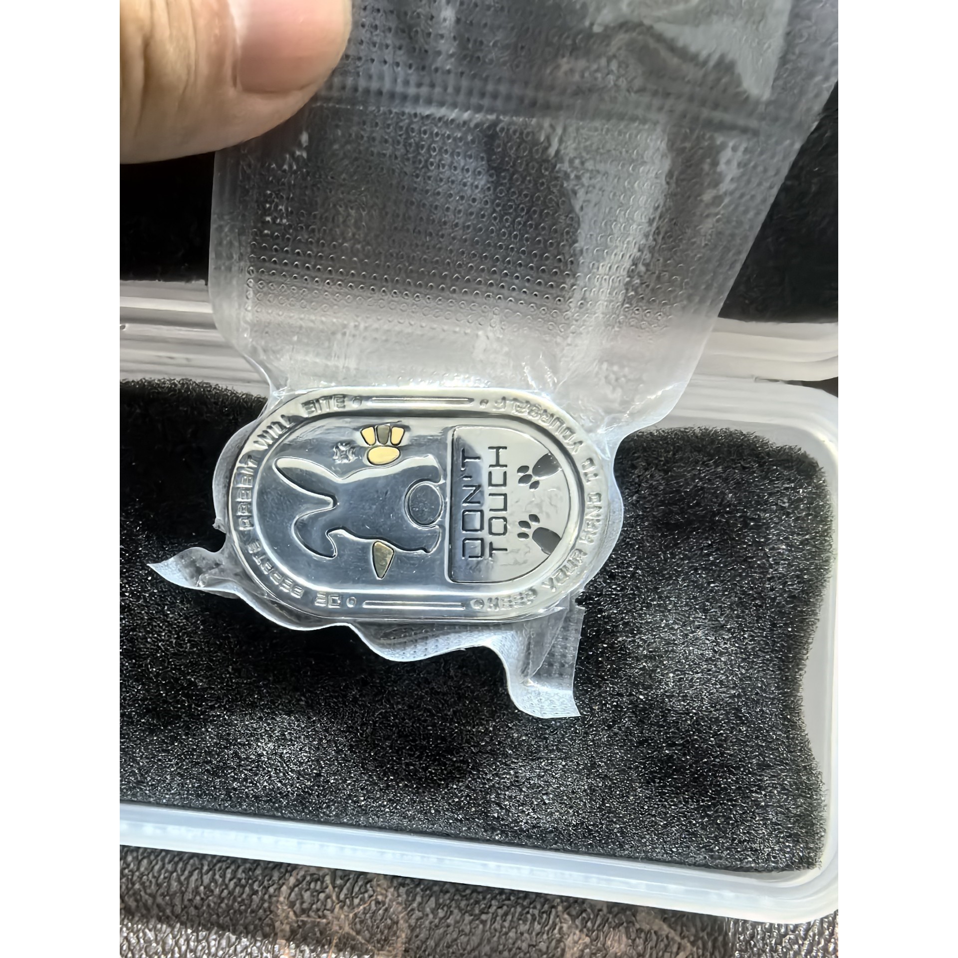 暴躁兔律动edc,不锈钢银色,全新,和安逸工作室同一货议价产品