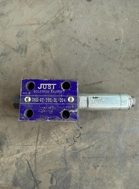 台湾JUST电磁阀DSG-02-2B2-DL-D24,蓝色外议价产品