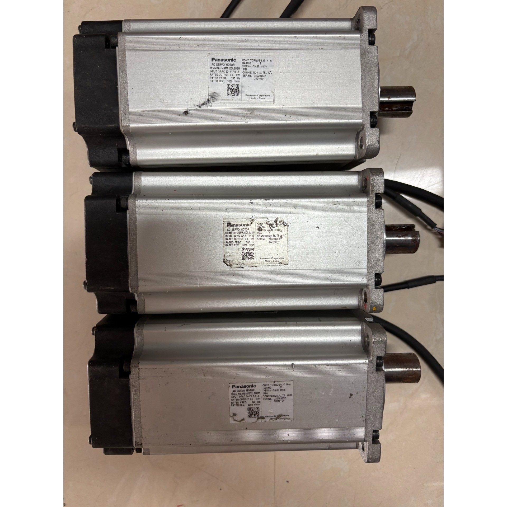 A6 MSMF202L2U2M 2KW不带刹车伺服电机