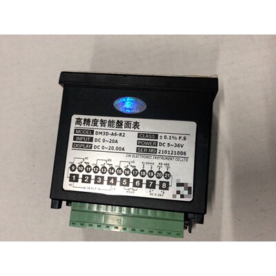 CW创鸿高精度智能盘面表,型号DM3D-A6-R2,输入DC议价产品