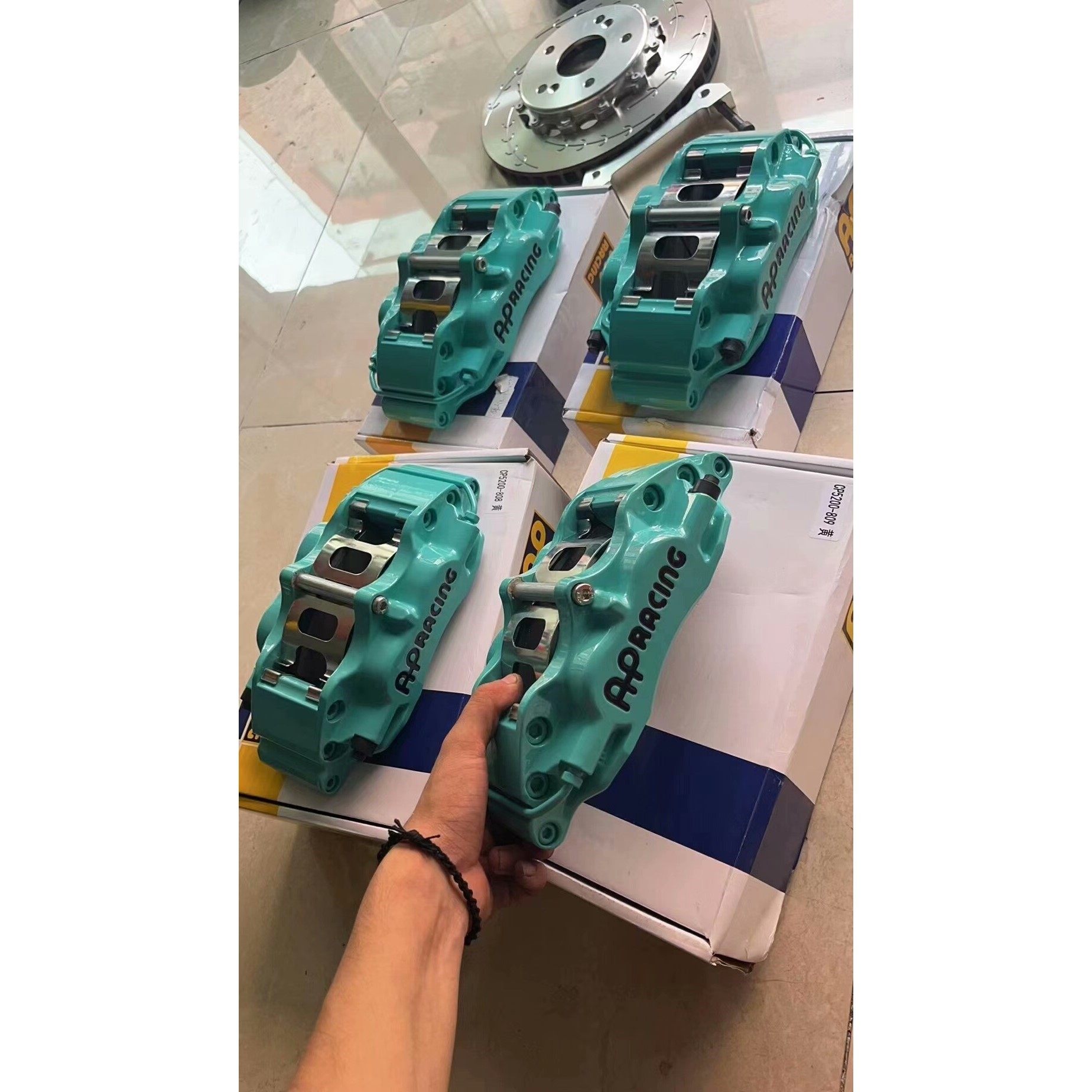 AP5200 四活塞刹车卡钳改装  全新台产卡钳
