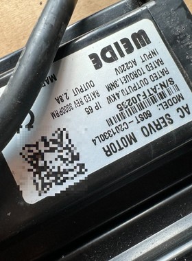 韦德伺服电机60ST-C201330L4,实物拍摄,功能完好议价产品