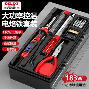 德力西电气电烙铁套装维修专用焊锡枪大功率焊接工具电焊笔套装