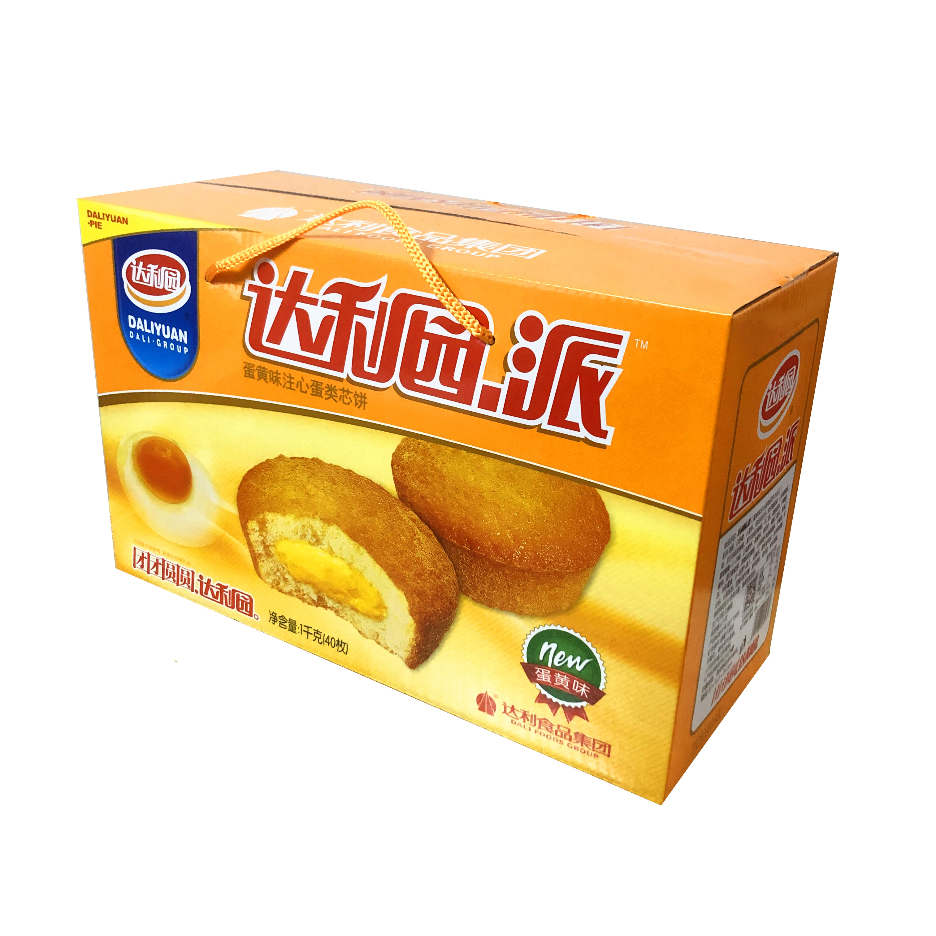 达利园注心蛋黄派草莓派饼干糕点零食礼盒整箱办公室解饿面包食品