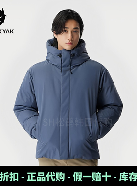 25新款BLACKYAK布来亚克韩国代购冬季装男士连帽防风保暖鹅羽绒服