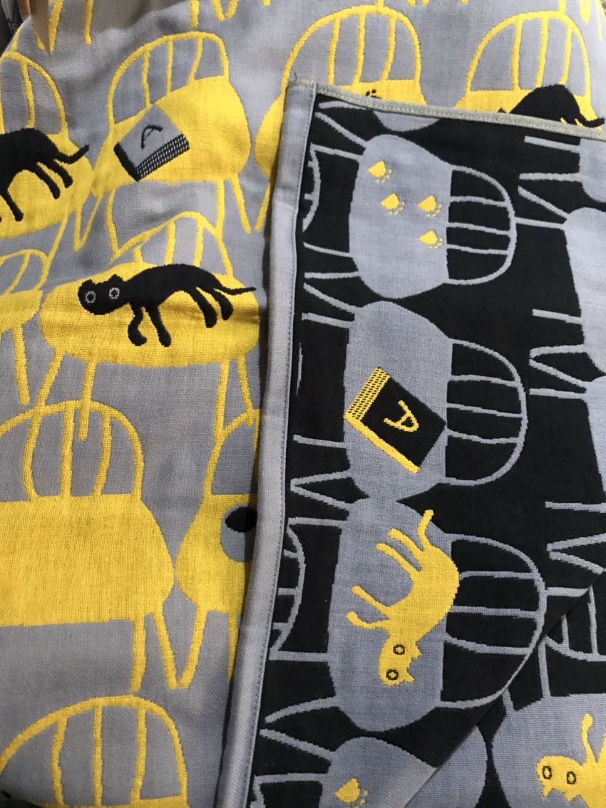 全棉纱布多花色洗脸面巾