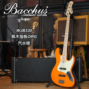 Bacchus巴克斯BCG WJB330汽水橙电贝司贝斯