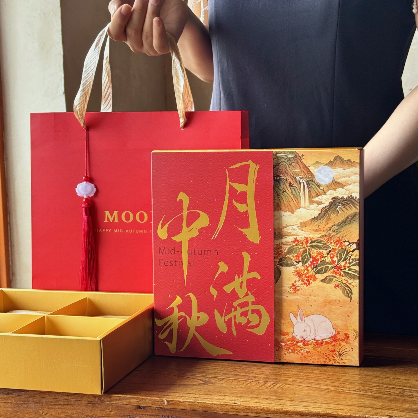 2026新款4粒装80g100g125g150g180g月饼礼盒一斤装大月饼包装盒子