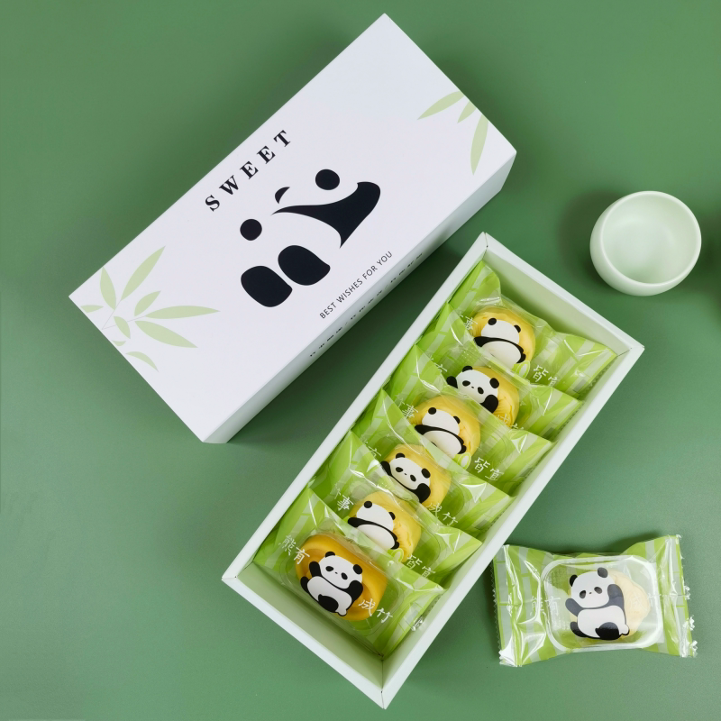 2026绿豆糕包装盒30g6粒8粒装绿豆糕包装袋子 饼干蛋黄酥月饼礼盒