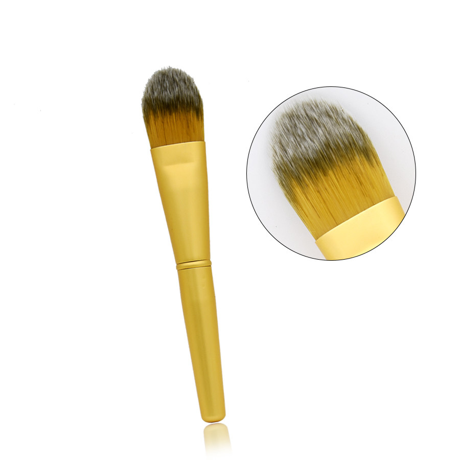 金色杆粉底刷粉底液BB霜粉底膏刷遮刷面膜刷扁头粉底刷高光暗影刷,彩妆/香水/美妆工具,化妆刷,淘宝优惠券,粉丝福利购,淘宝优惠卷
